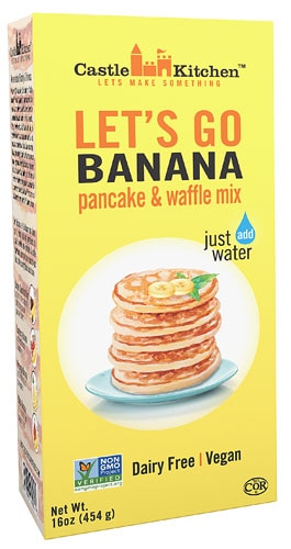 Castle Kitchen Let's Go Bananas Pancake &amp; Waffle Mix Banana -- 16 oz