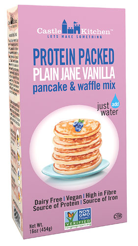 Castle Kitchen Protein Packed Pancake &amp; Waffle Mix Plain Jane Vanilla -- 16 oz