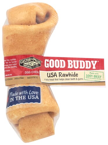 Castor & Pollux Good Buddy® Rawhide Bone Dog Chew 4-5" -- 1 Bone