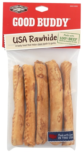 Castor & Pollux Good Buddy® Rawhide Sticks Dog Chew 5" -- 5 Pack