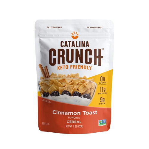Catalina Crunch Keto Friendly Cereal Cinnamon Toast -- 9 oz