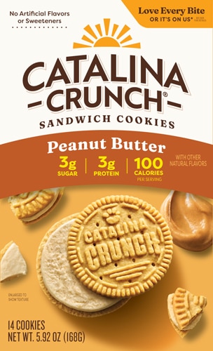 Catalina Crunch Sandwich Cookies Peanut Butter