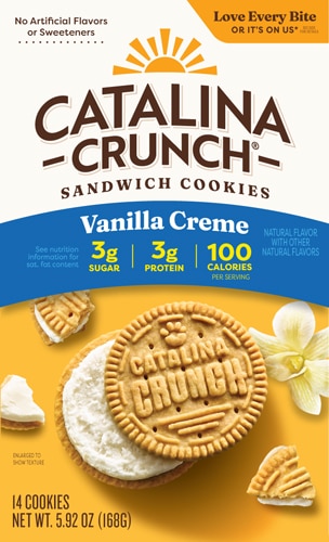 Catalina Crunch Sandwich Cookies Vanilla Creme