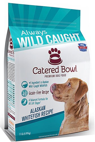 Catered Bowl Always Wild Caught Premium Dry Dog Food Alaskan Whitefish Recipe -- 11 lbs