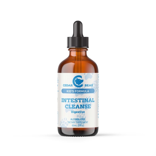 Cedar Bear Kid's Formula Intestinal Cleanse Digestive Herbal Supplement