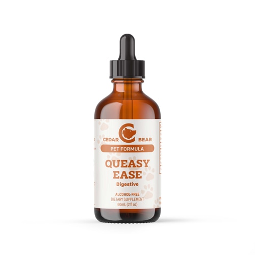 Cedar Bear Pet Formula Queasy Ease Digestive Herbal Supplement