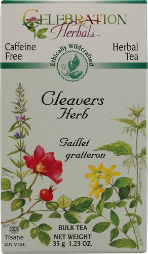 Celebration Herbals Cleavers Herb Bulk Tea Caffeine Free -- 24 g