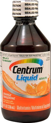 Centrum Multivitamin Multimineral Liquid For Adults Orange Tangerine