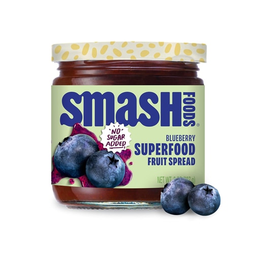 Chia Smash Vegan Superfood Keto Jam Wild Blueberry