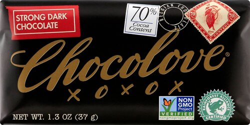 Chocolove Strong Dark Chocolate Bar