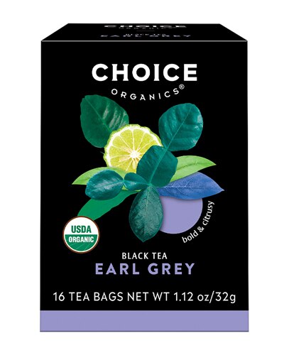 Choice Organics Black Tea Earl Grey -- 16 Tea Bags