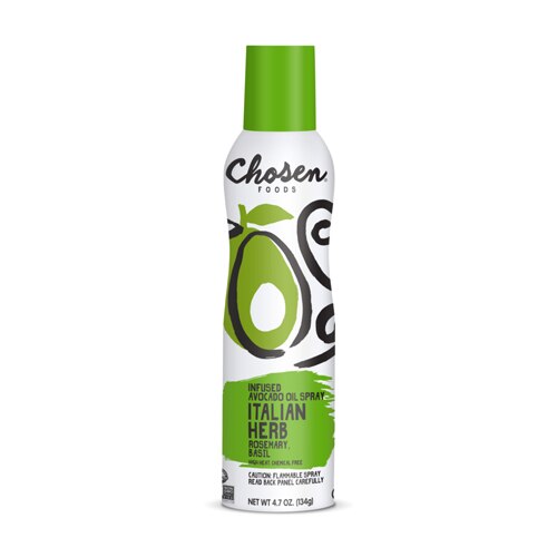 Chosen Foods Non-GMO Infused Avocado Oil Spray Italian Herb