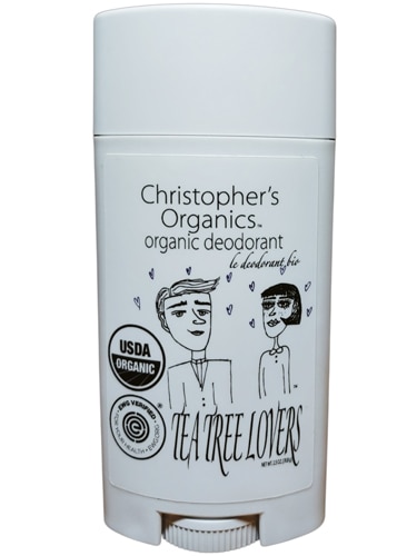 Christopher's Organics USDA Organic Deodorant - Tea Tree Lovers