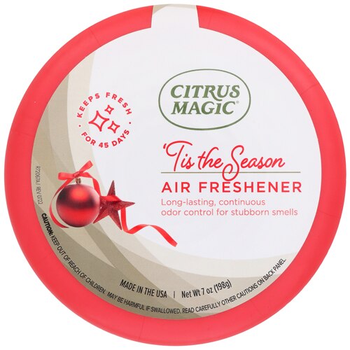 Citrus Magic Holiday Odor Absorbing Solid Air Freshener - Tis the Season -- 7 oz