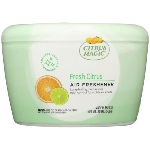 Citrus Magic For Closets Odor Absorbing Solid Air Freshener, Fresh