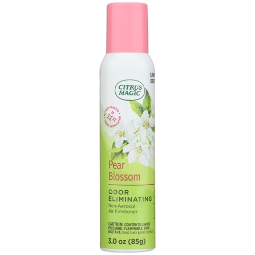 Citrus Magic Odor Eliminating Air Freshener Spray Pear Blossom
