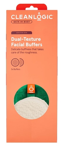 Cleanlogic Dual-Texture Facial Buffers for Sensitive Skin