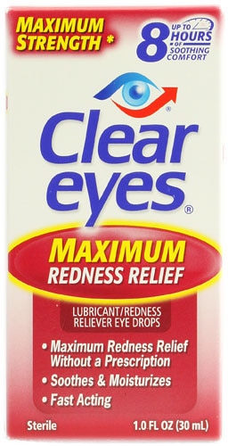 Clear Eyes Maximum Redness Relief Eye Drops -- 1 fl oz