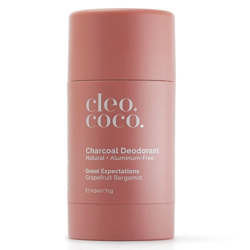 Cleo+Coco Charcoal Deodorant Aluminum Free - Great Expectations - Grapefruit Bergamot