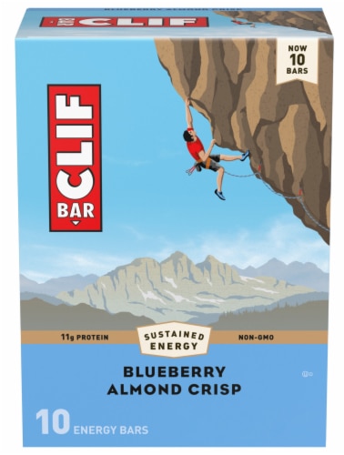 Clif Bar Non-GMO Energy Bars Blueberry Almond Crisp