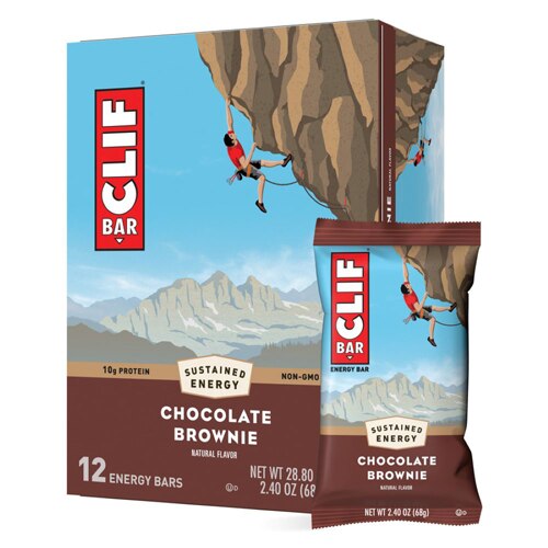 Clif Bar Non-GMO Energy Bars Chocolate Brownie -- 12 Bars