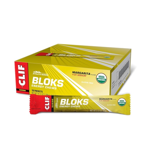 Clif Bar Organic BLOKS Energy Chews Margarita -- 18 Packets