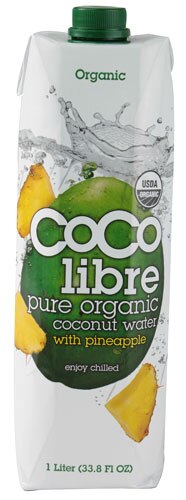 Coco Libre Organic Coconut Water with Pineapple Juice -- 33.8 fl oz