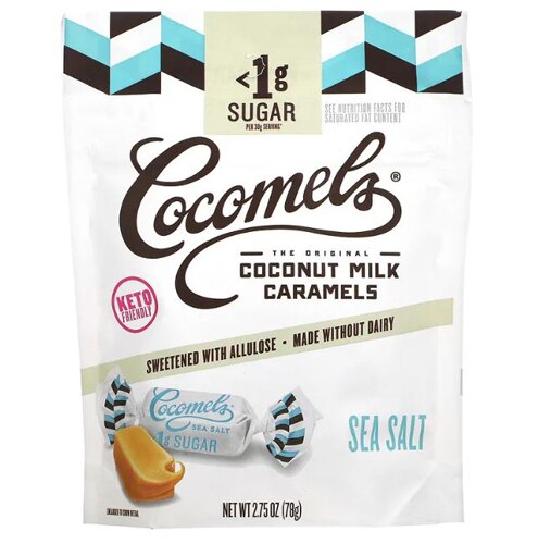 Cocomels Dairy Free Sugar Free Coconut Milk Caramels Sea Salt -- 2.75 oz