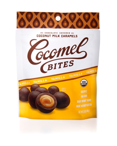 Cocomels Organic Coconut Milk Caramel Bites Vegan Vanilla -- 3.5 oz