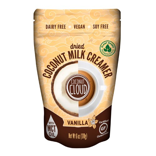 Coconut Cloud Dried Coconut Milk Creamer Dairy Free Vanilla -- 6 oz
