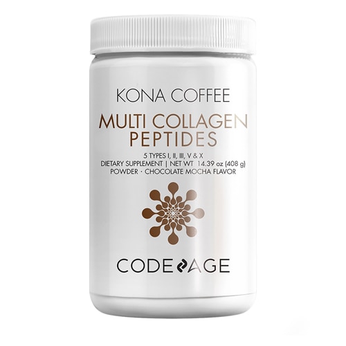 Codeage Multi Collagen Peptides Protein Powder Cacao Mocha Instant Coffee Low Calories Shake 14 5 Oz Vitacost