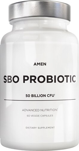 Codeage Amen SBO Probiotic 50 Billion CFU Vegan Multi Strain Soil Based & Prebiotics