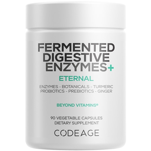 Codeage Fermented Digestive Enzymes with Probiotics & Prebiotics - 3 Month Supply