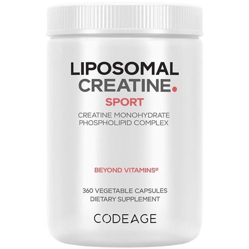 Codeage Liposomal Creatine Monohydrate Capsules - Micronized Creatine 3000 mg Sports Nutrition