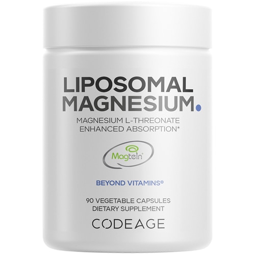 Codeage Liposomal Magnesium L-Threonate Supplement Magtein Magnesium Threonate