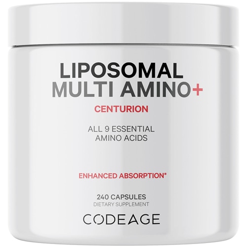 Codeage Liposomal Multi Amino+ BCAA & EAA Supplement -- 240 Capsules