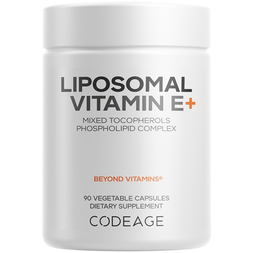 Codeage Liposomal Vitamin E Tocopherols Daily Vitamin E Isomers Beta Gamma Delta Tocopherol