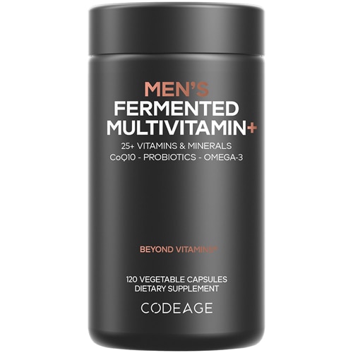 Codeage Men's Multivitamin 25+ Fermented Vitamins & Minerals Probiotics & Enzymes