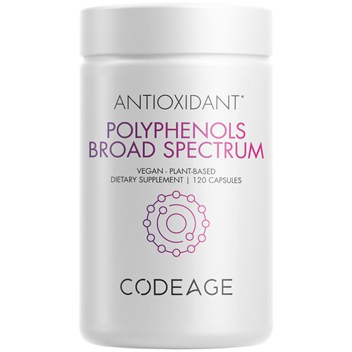 Codeage Polyphenols Broad Spectrum - Resveratrol Flavonoids Quercetin - Vegan