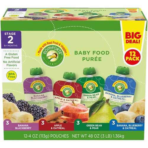 Comforts baby sale food pouches