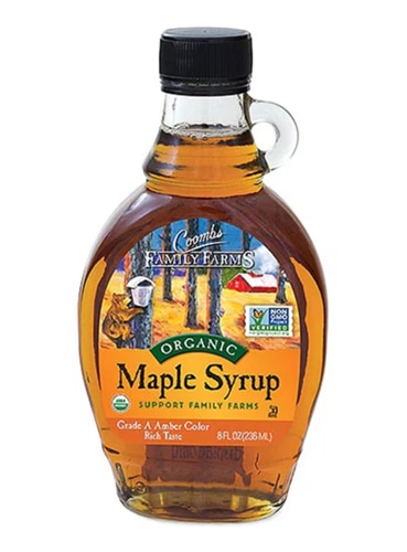 Coombs Family Farms Organic Maple Syrup Grade A-Amber Color Rich Taste