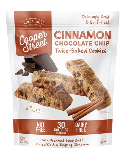 Cooper Street Twice-Baked Cookies Cinnamon Chocolate Chip