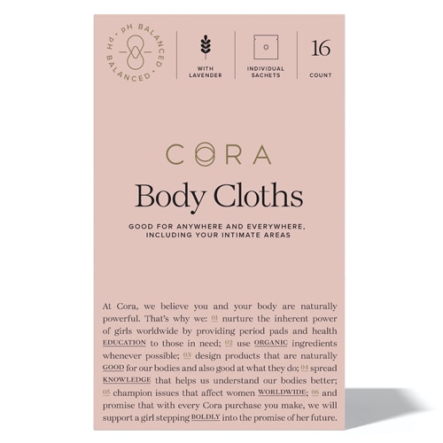 Cora Bamboo Body Cloth Sachets Lavender