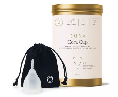Cora Menstrual Cup "The Cora Cup" Size 1