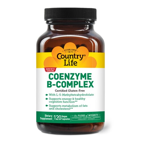 Country Life Coenzyme B-Complex Caps -- 120 Vegan s