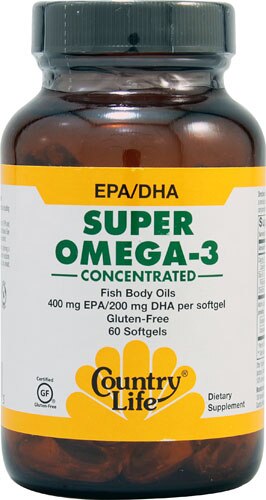 Country Life Super Omega-3 -- 60 Softgels