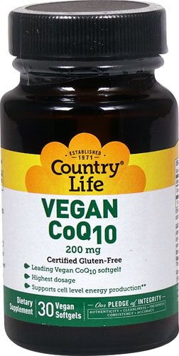 Country Life Vegan CoQ10