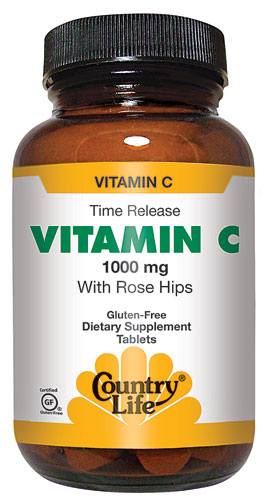 Country Life Vitamin C With Rose Hips 1000 Mg 90 Tablets