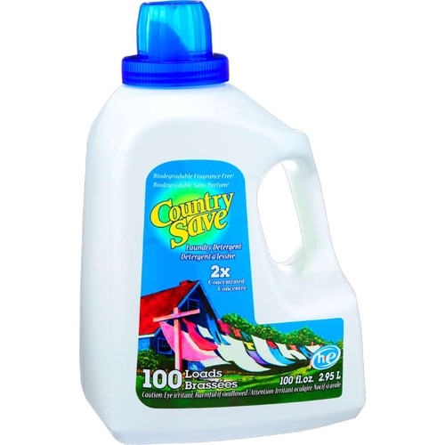 Country Save Laundry Detergent Liquid 100 Loads - Fragrance Free