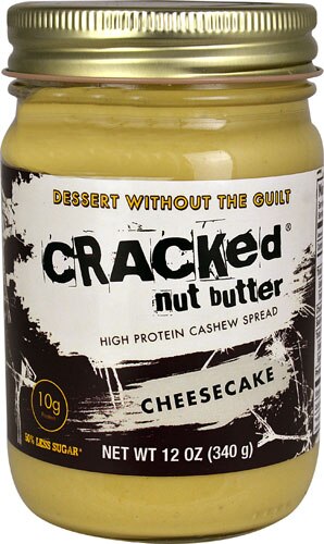 Cracked Nut Butter High Protein Cashew Spread Cheesecake -- 12 oz